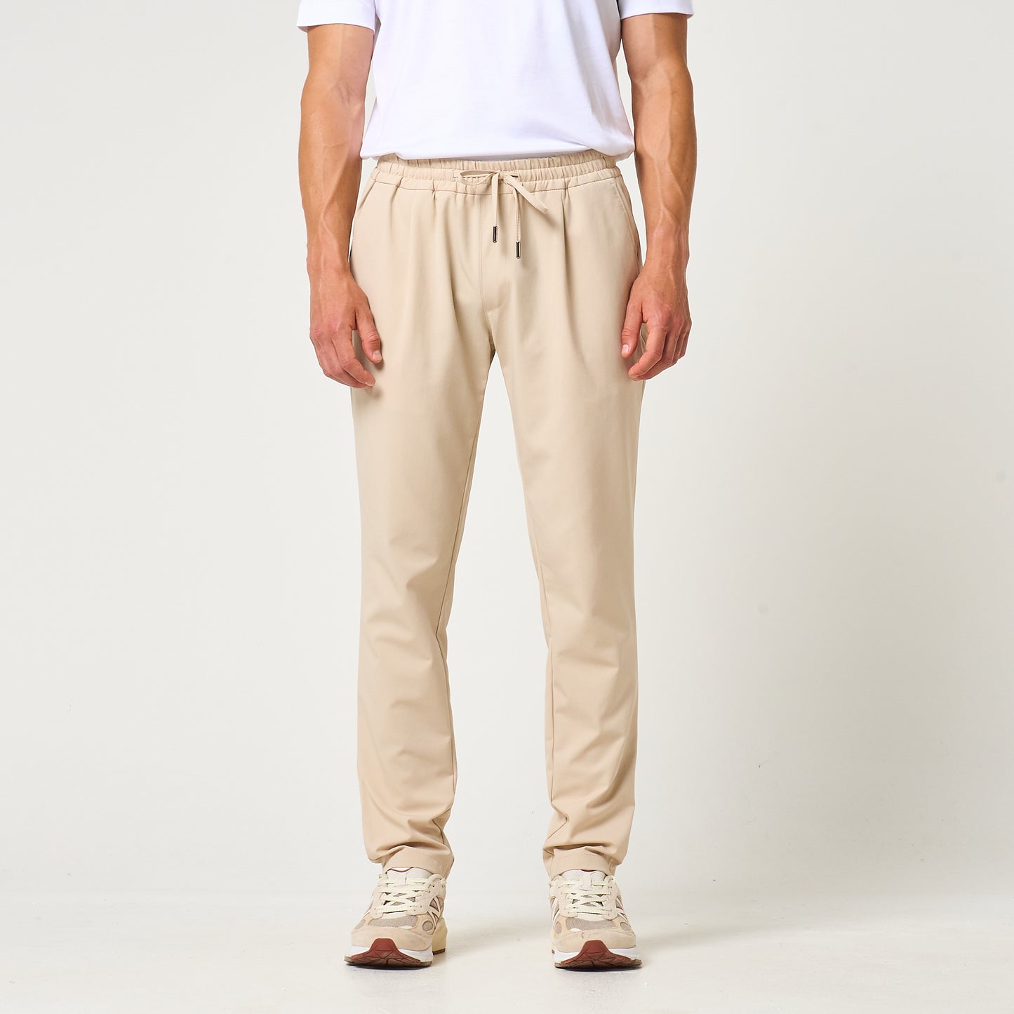 TECH PANTS SLIM FIT | BEIGE