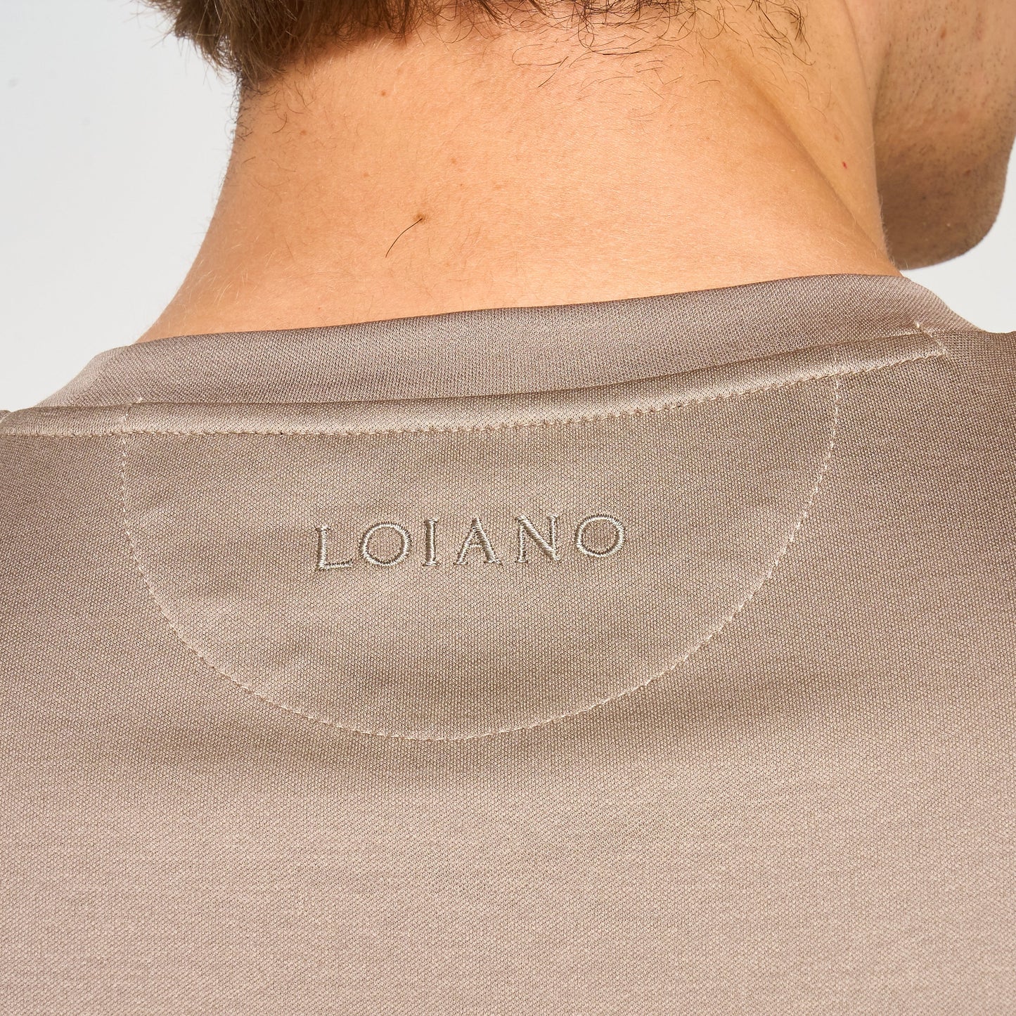 EGYPTIAN COTTON T-SHIRT | TAUPE