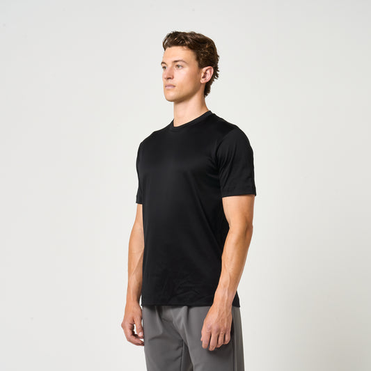 EGYPTIAN COTTON T-SHIRT | BLACK
