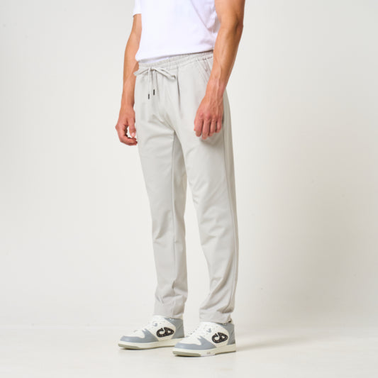 TECH TROUSERS SLIM FIT | LIGHT GREY