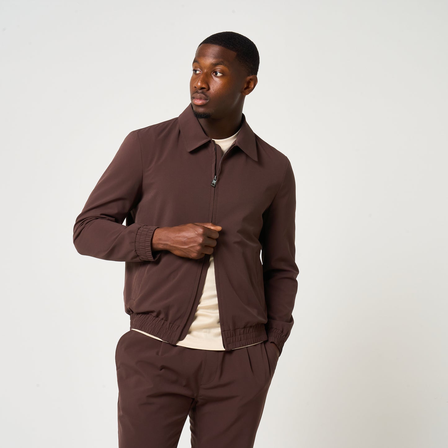 TECH JACKET | BROWN