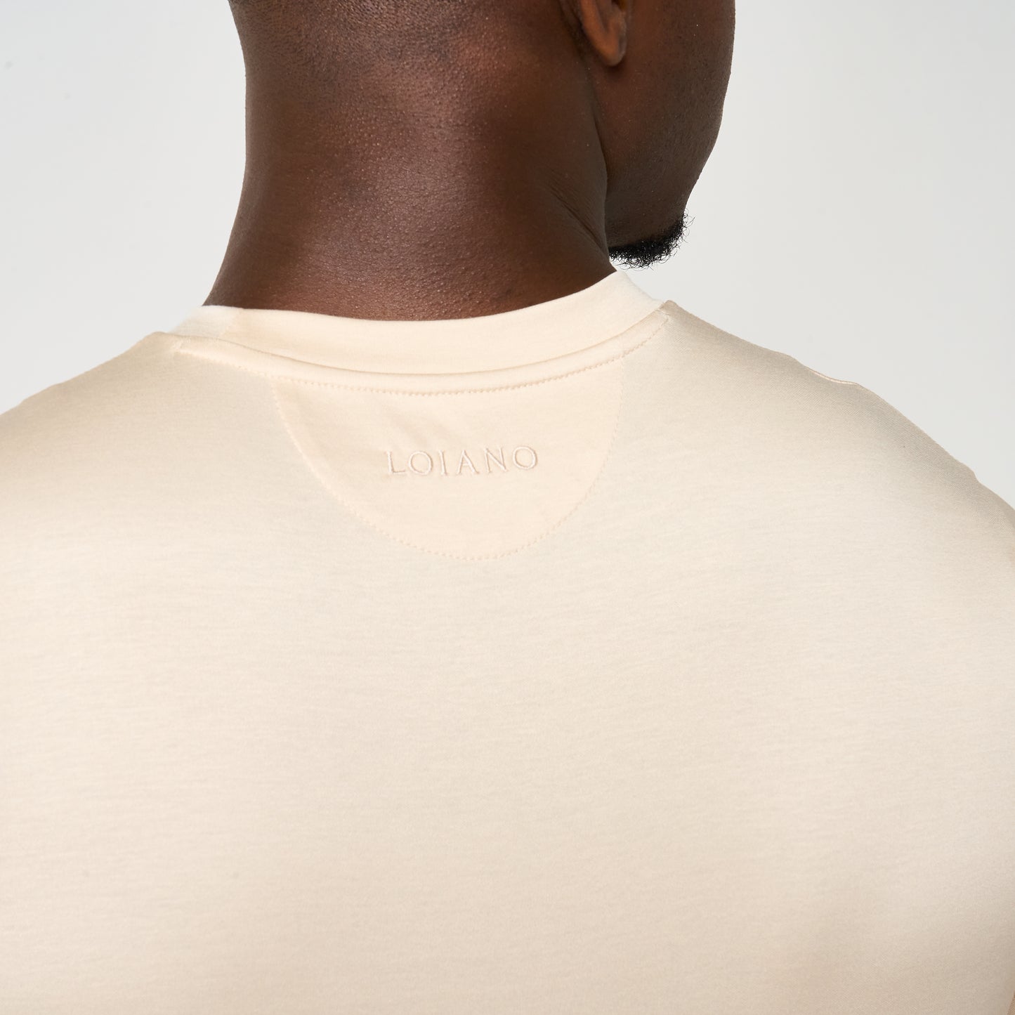 EGYPTIAN COTTON T-SHIRT | BEIGE