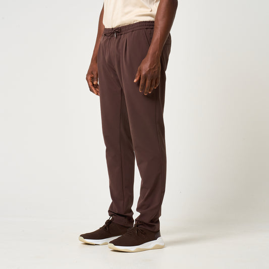 TECH TROUSERS SLIM FIT | BROWN