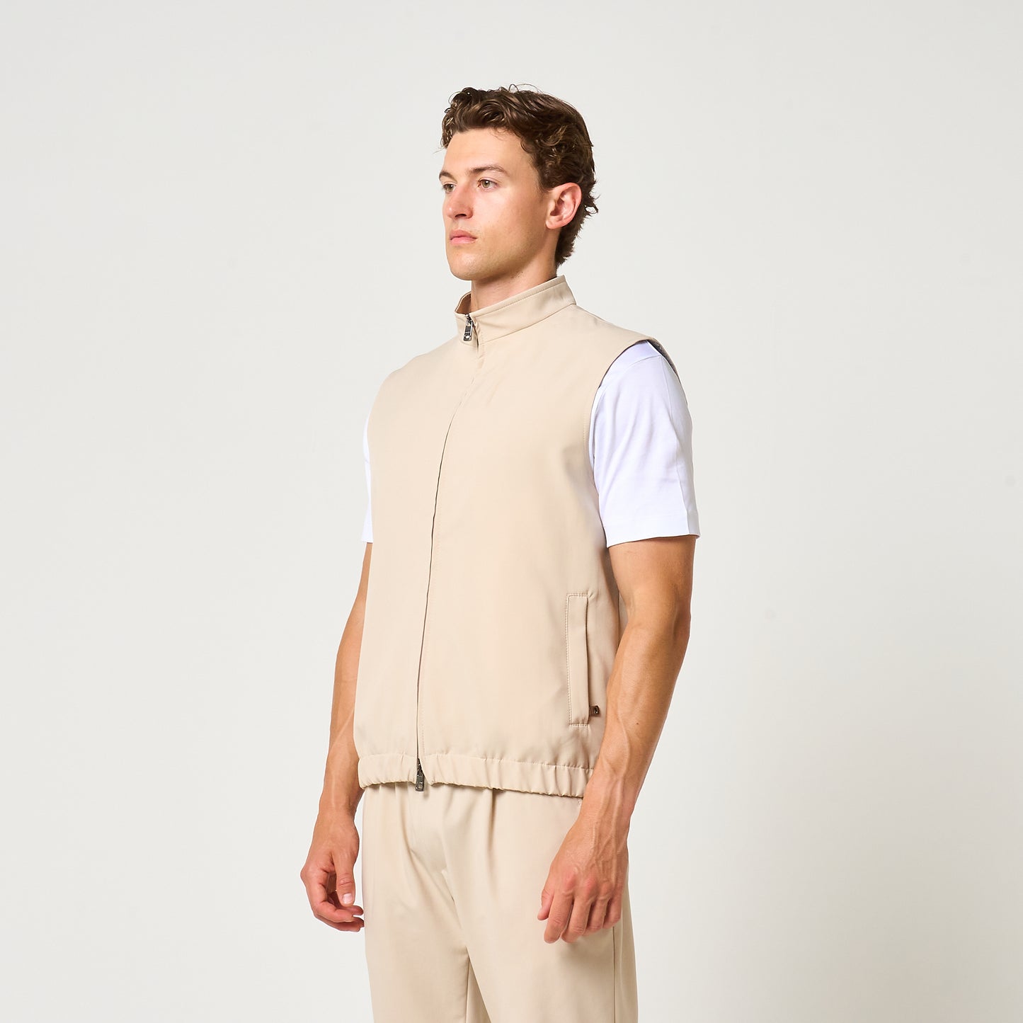 TECH GILET | BEIGE