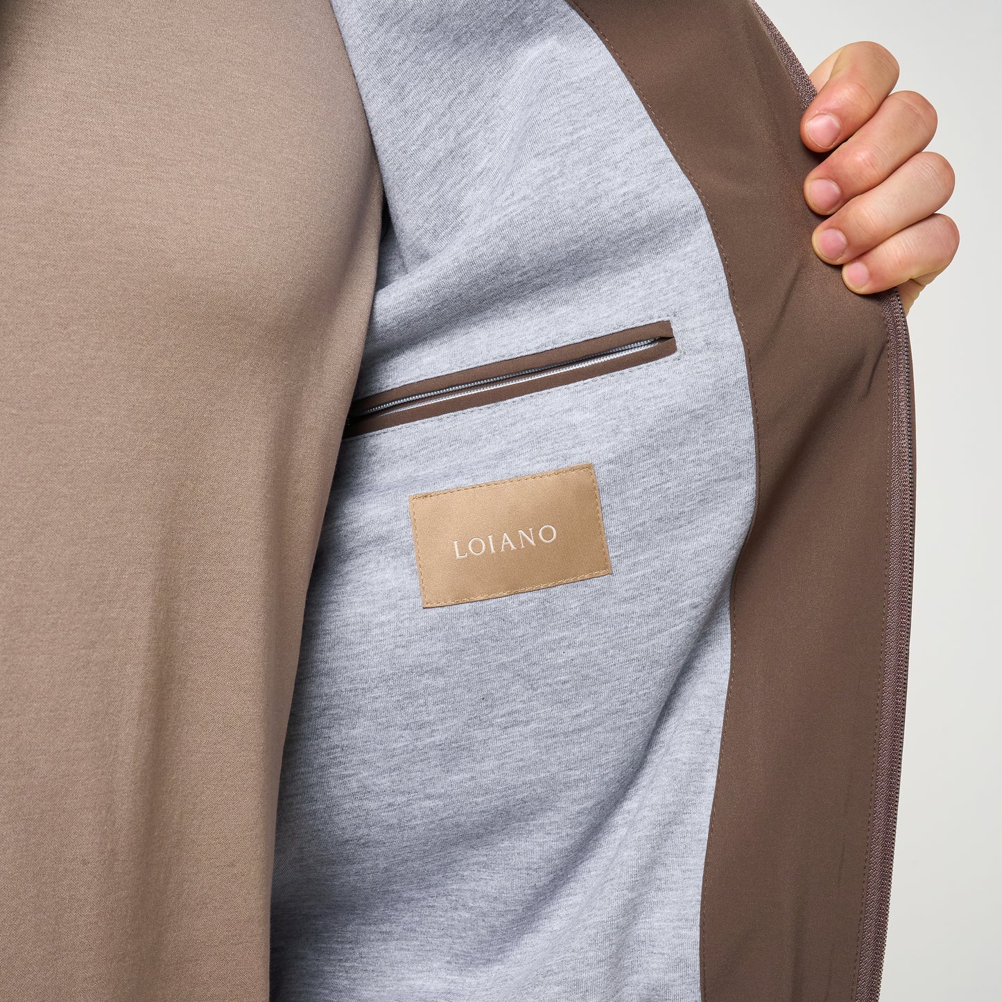TECH JACKET | TAUPE