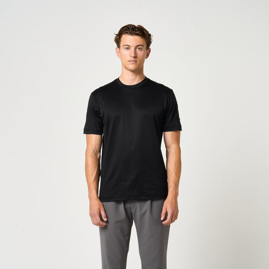 EGYPTIAN COTTON T-SHIRT | BLACK