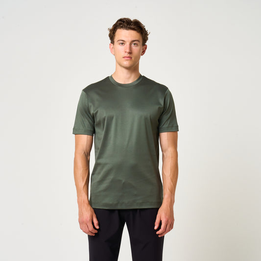 EGYPTIAN COTTON T-SHIRT | DARK GREEN