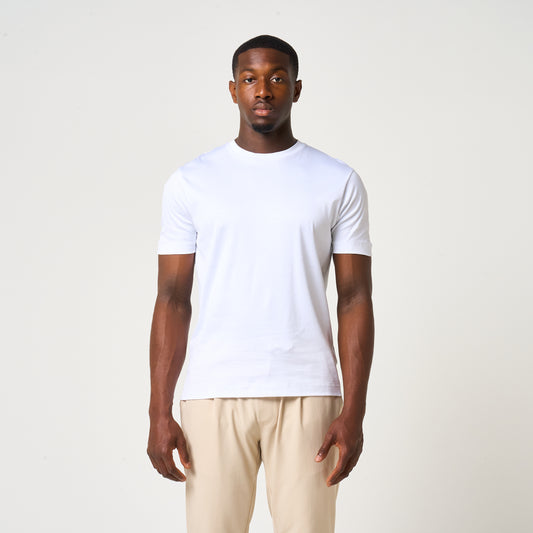 EGYPTIAN COTTON T-SHIRT | WHITE