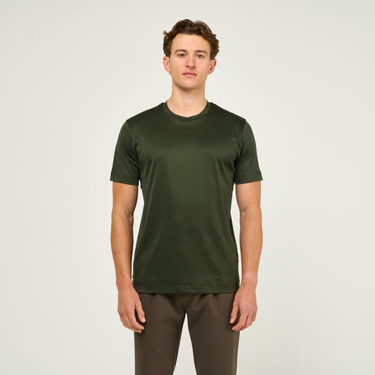 EGYPTIAN COTTON T-SHIRT | FOREST GREEN