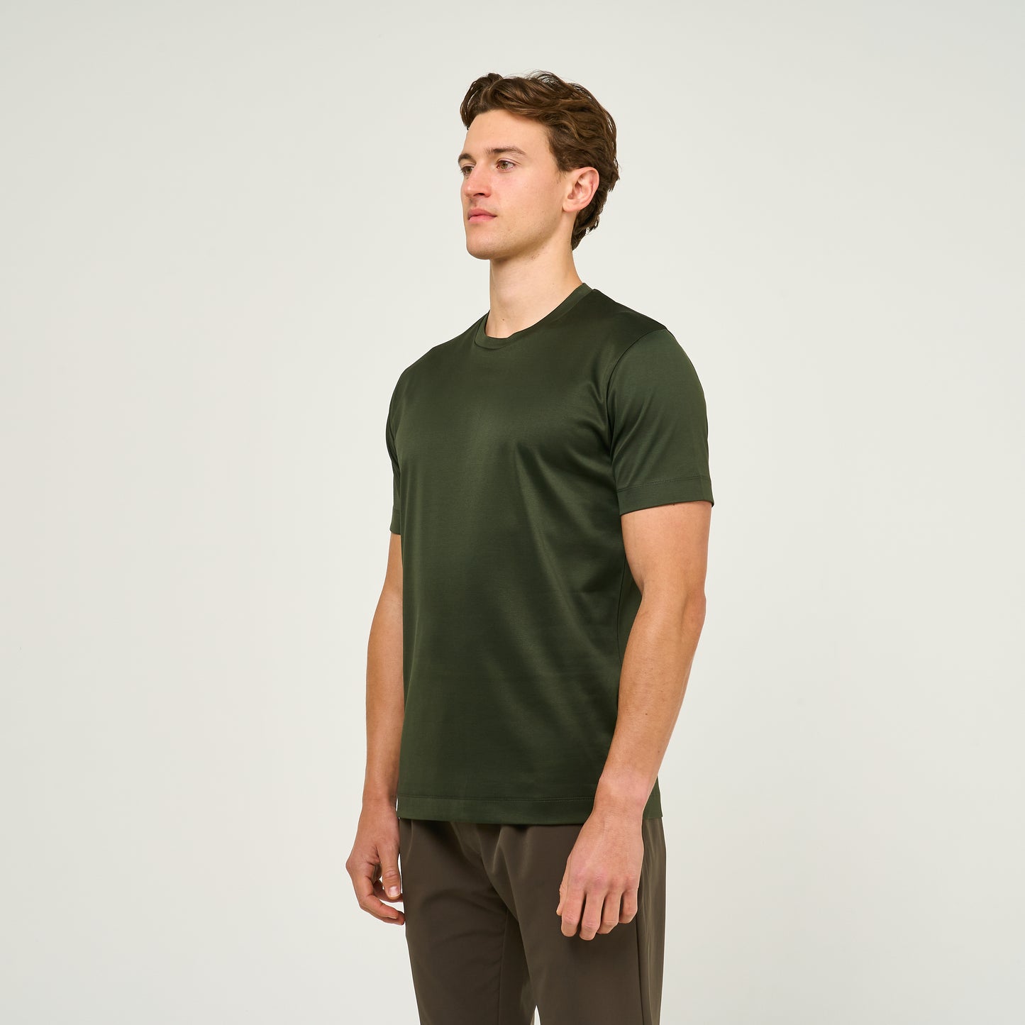 EGYPTIAN COTTON T-SHIRT | FOREST GREEN