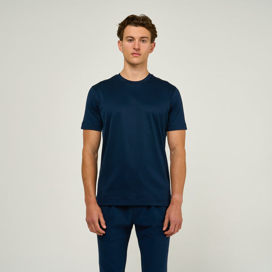 EGYPTIAN COTTON T-SHIRT | NAVY