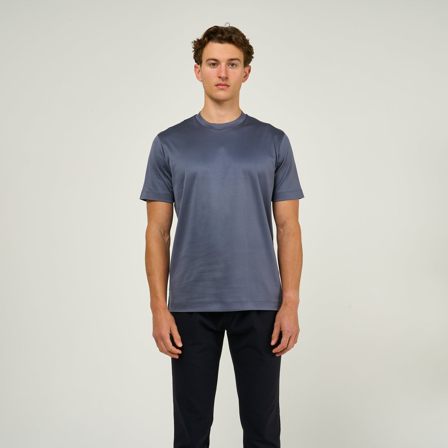 EGYPTIAN COTTON T-SHIRT | STEEL